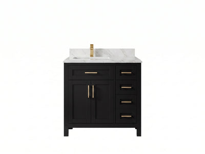 Cambridge 36 in. W x 22 in. D Left Offset Sink Bathroom Vanity
