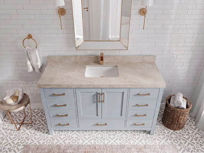 Malibu 60 in. W x 22 in. D Single Sink Bathroom Vanity