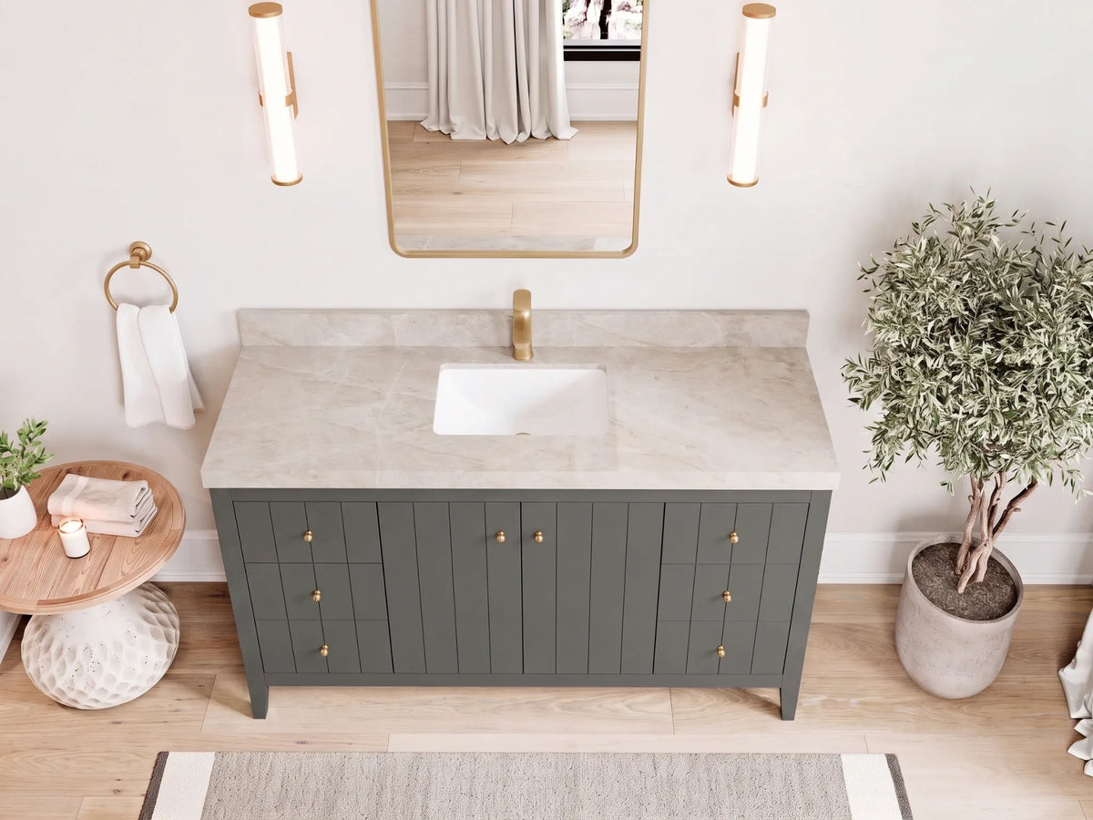 Atlanta 60 in. W x 22 in. D Single Sink Bathroom Vanity