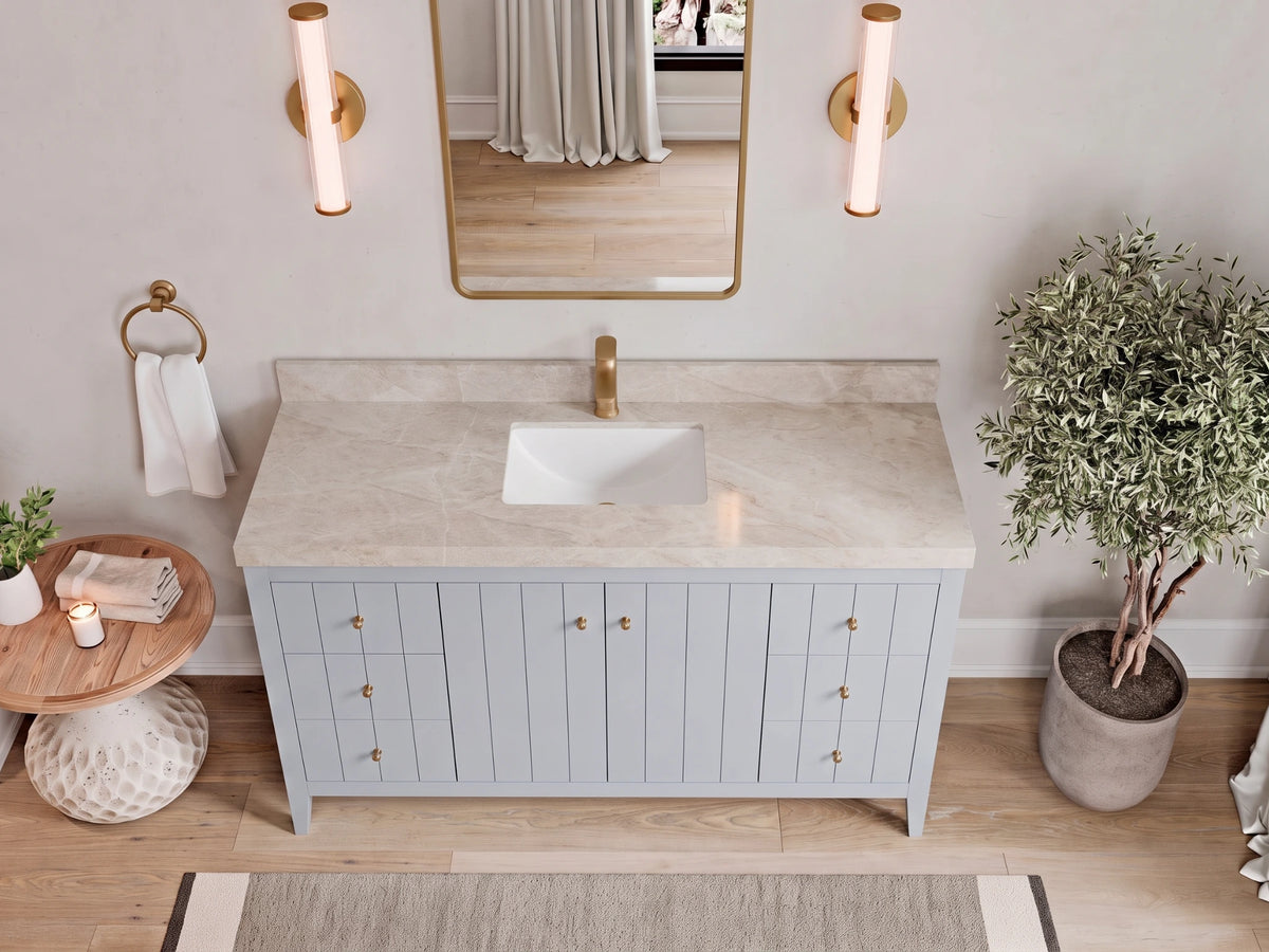 Atlanta 60 in. W x 22 in. D Single Sink Bathroom Vanity