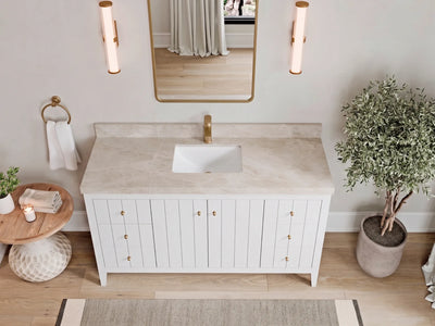 Atlanta 60 in. W x 22 in. D Single Sink Bathroom Vanity