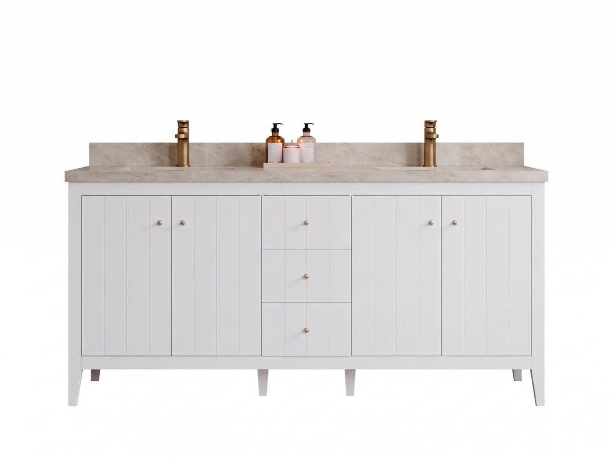 Atlanta 72 in. W x 22 in. D Double Sink Bathroom Vanity