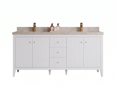 Atlanta 72 in. W x 22 in. D Double Sink Bathroom Vanity