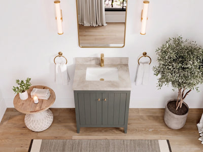 Atlanta 36 in. W x 22 in. D Center Sink Modern Bathroom Vanity