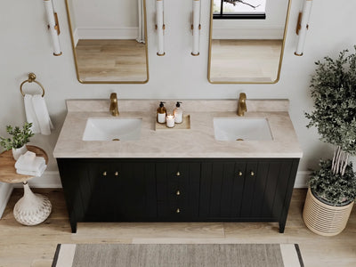 Atlanta 72 in. W x 22 in. D Double Sink Bathroom Vanity
