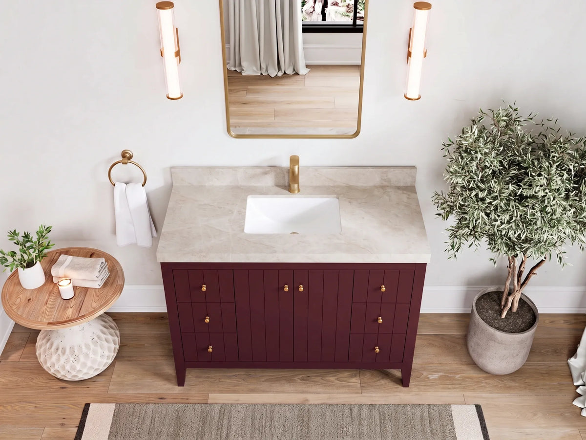 Atlanta 48 in. W x 22 in. D Single Sink Bathroom Vanity