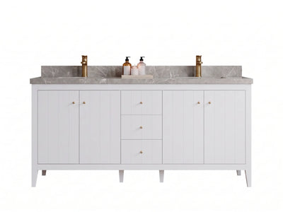 Atlanta 72 in. W x 22 in. D Double Sink Bathroom Vanity