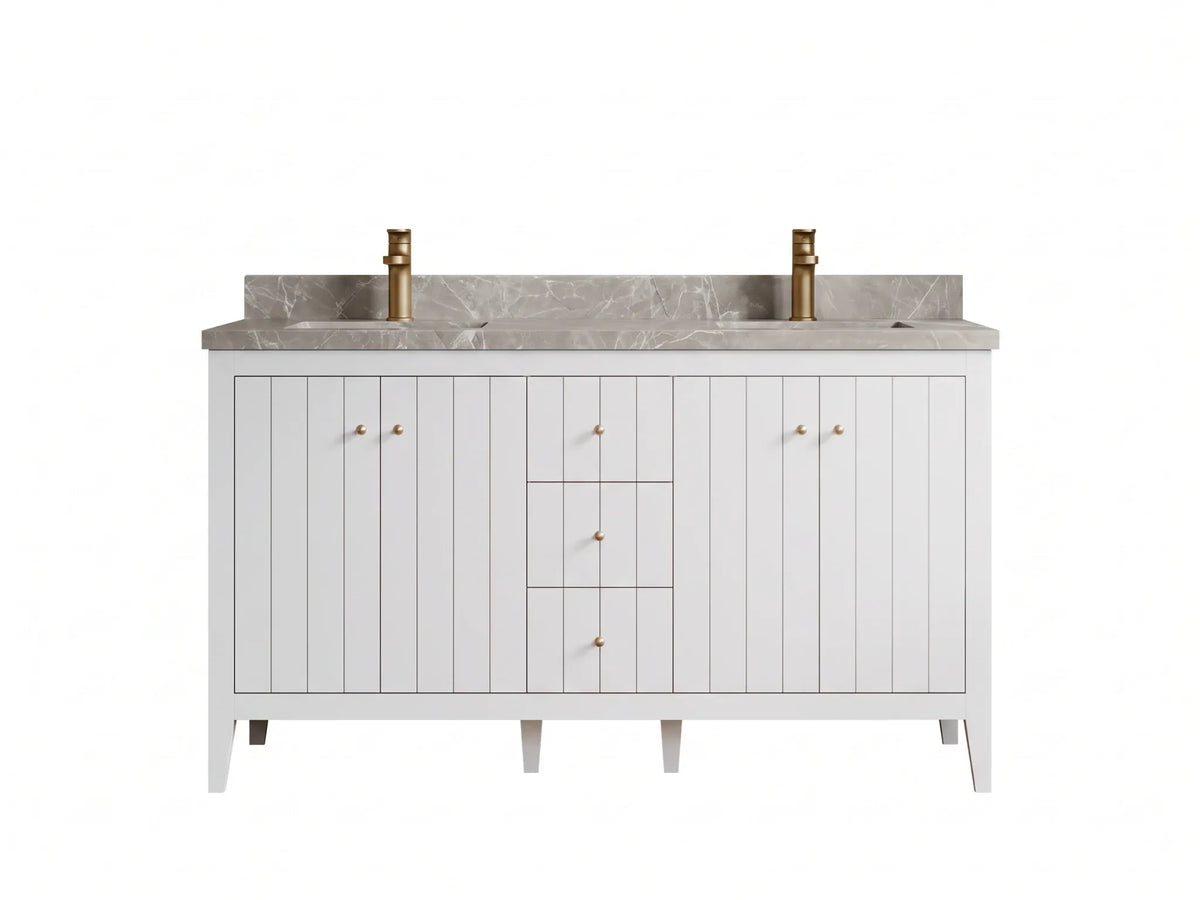 Atlanta 60 in. W x 22 in. D Double Sink Bathroom Vanity