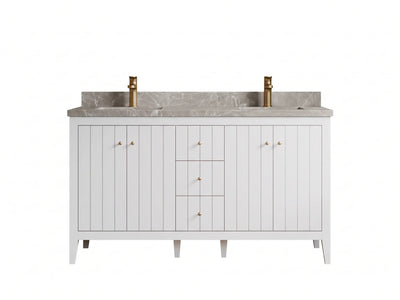 Atlanta 60 in. W x 22 in. D Double Sink Bathroom Vanity