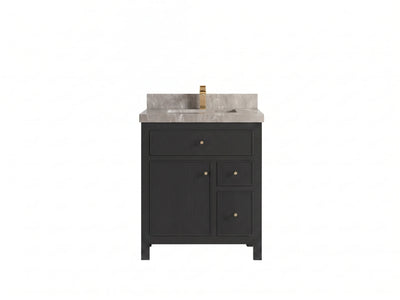 Sonoma 30 in W x 22 in D Reeded Free Standing Single Sink Bathroom Vanity