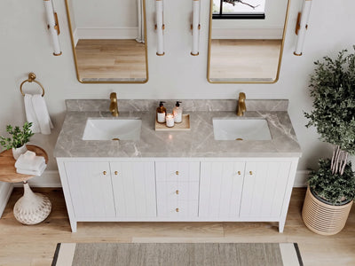 Atlanta 72 in. W x 22 in. D Double Sink Bathroom Vanity