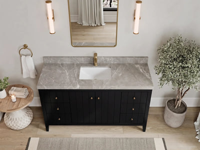 Atlanta 60 in. W x 22 in. D Single Sink Bathroom Vanity