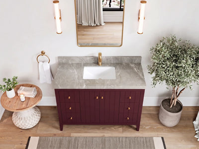Atlanta 48 in. W x 22 in. D Single Sink Bathroom Vanity