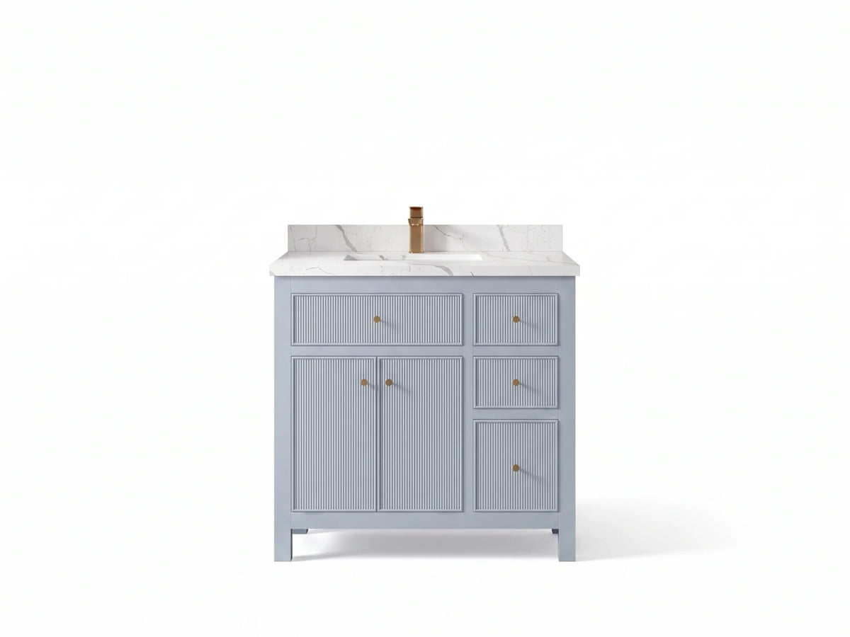 Sonoma 36 in. W x 22 in. D Left Offset Sink Bathroom Vanity