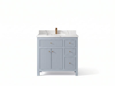 Sonoma 36 in. W x 22 in. D Left Offset Sink Bathroom Vanity