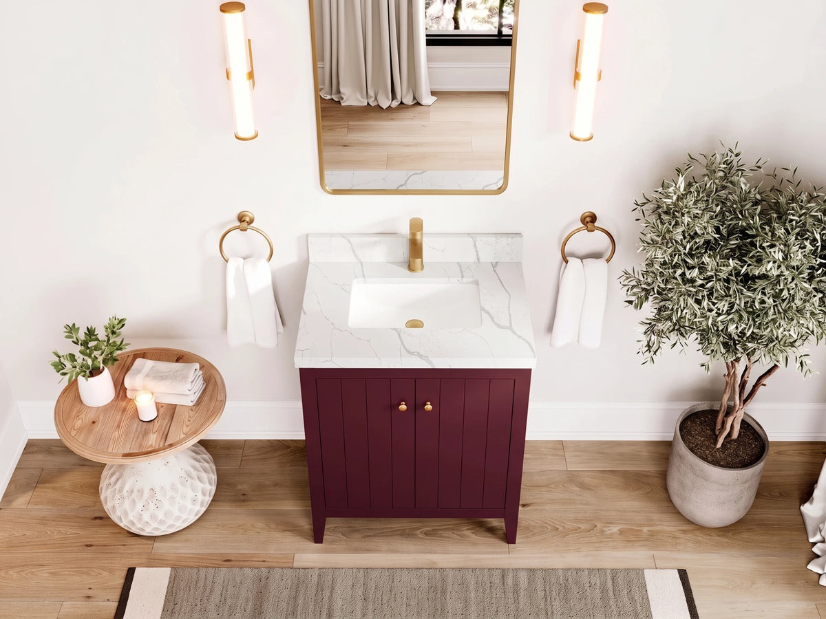 Atlanta 30 in. W x 22 in. D Single Sink Bathroom Vanity