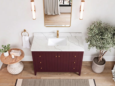Atlanta 48 in. W x 22 in. D Single Sink Bathroom Vanity