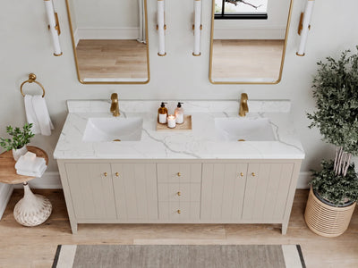 Atlanta 72 in. W x 22 in. D Double Sink Bathroom Vanity