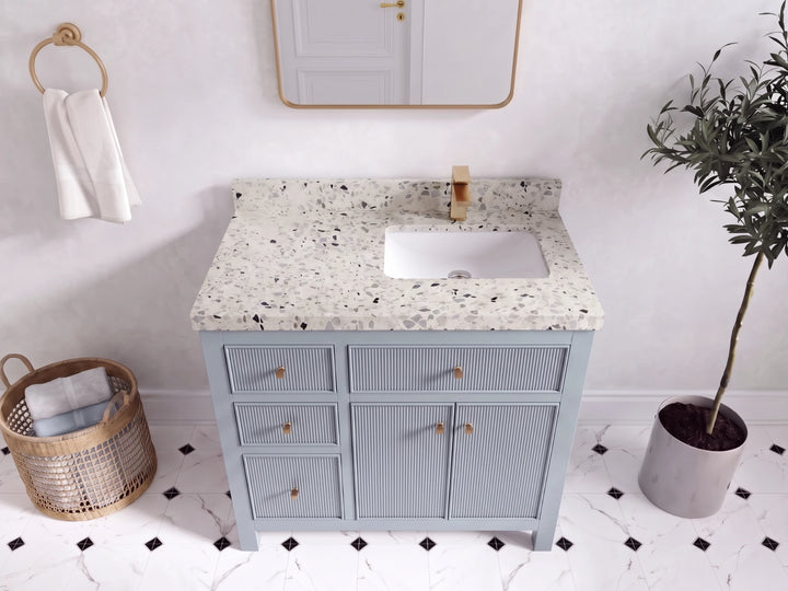 Sonoma 36 in. W x 22 in. D Right Offset Sink Bathroom Vanity - photo 28