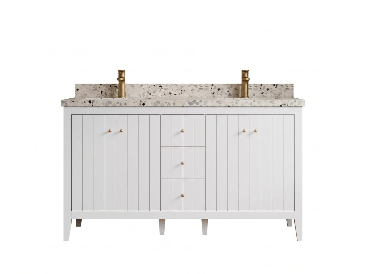 Atlanta 60 in. W x 22 in. D Double Sink Bathroom Vanity