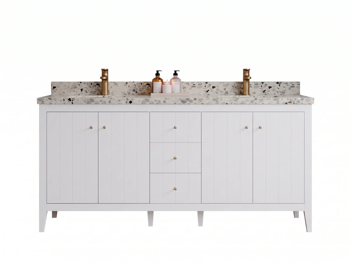 Atlanta 72 in. W x 22 in. D Double Sink Bathroom Vanity
