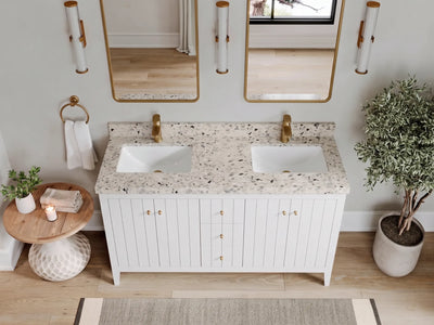 Atlanta 60 in. W x 22 in. D Double Sink Bathroom Vanity