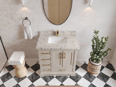 Charlotte 36 in. W x 22 in. D Center Sink Bathroom Vanity