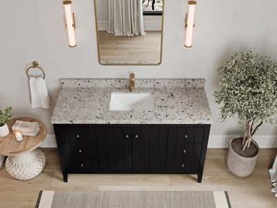 Atlanta 60 in. W x 22 in. D Single Sink Bathroom Vanity