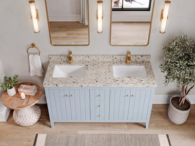 Atlanta 60 in. W x 22 in. D Double Sink Bathroom Vanity