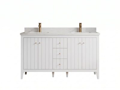 Atlanta 60 in. W x 22 in. D Double Sink Bathroom Vanity