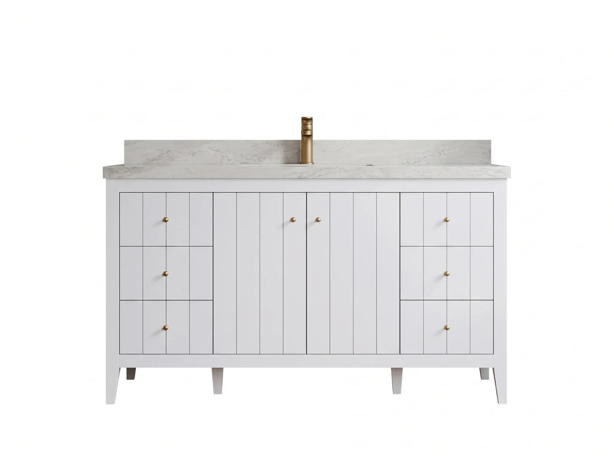 Atlanta 60 in. W x 22 in. D Single Sink Bathroom Vanity