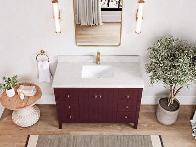 Atlanta 48 in. W x 22 in. D Single Sink Bathroom Vanity