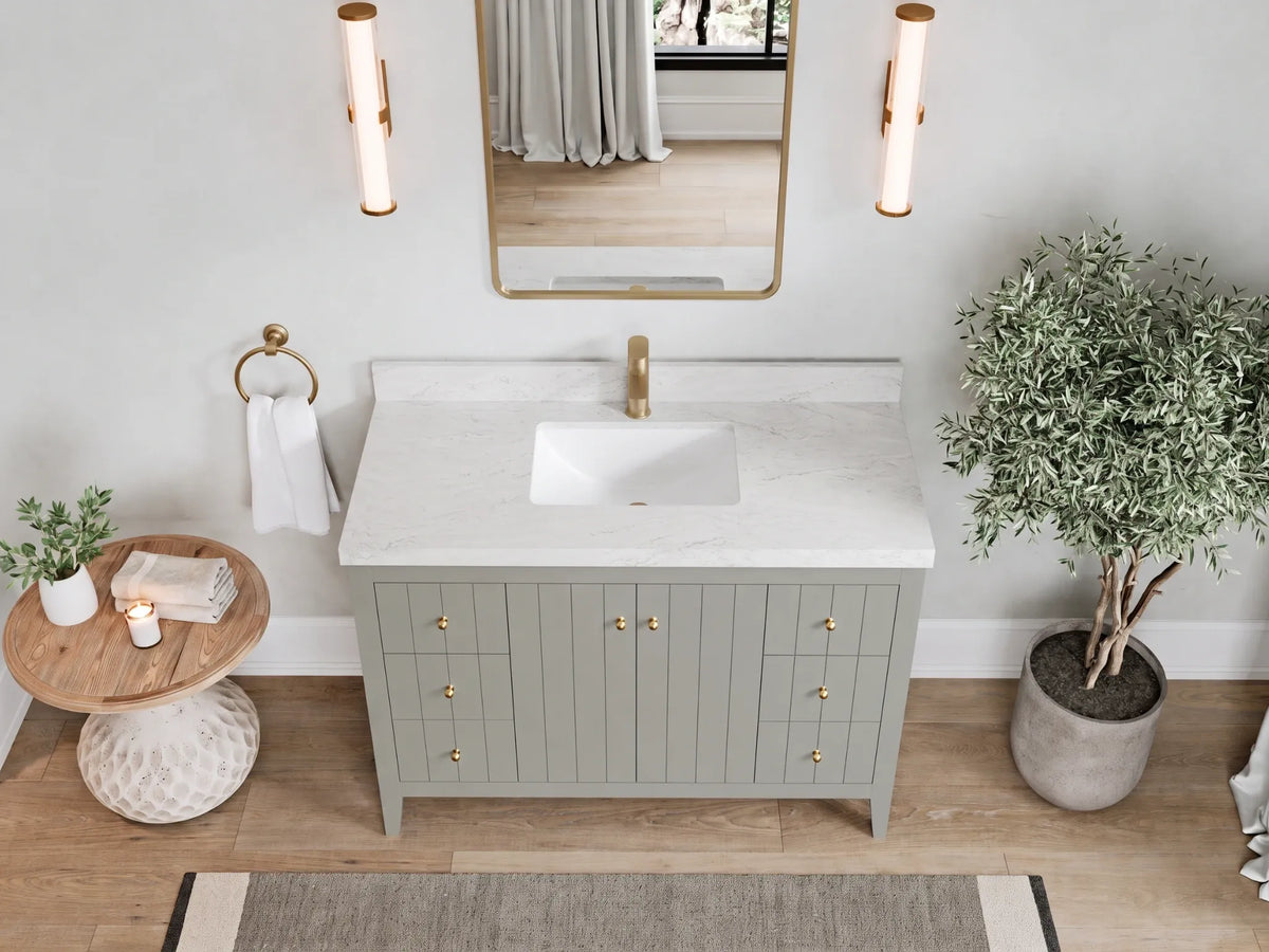 Atlanta 48 in. W x 22 in. D Single Sink Bathroom Vanity