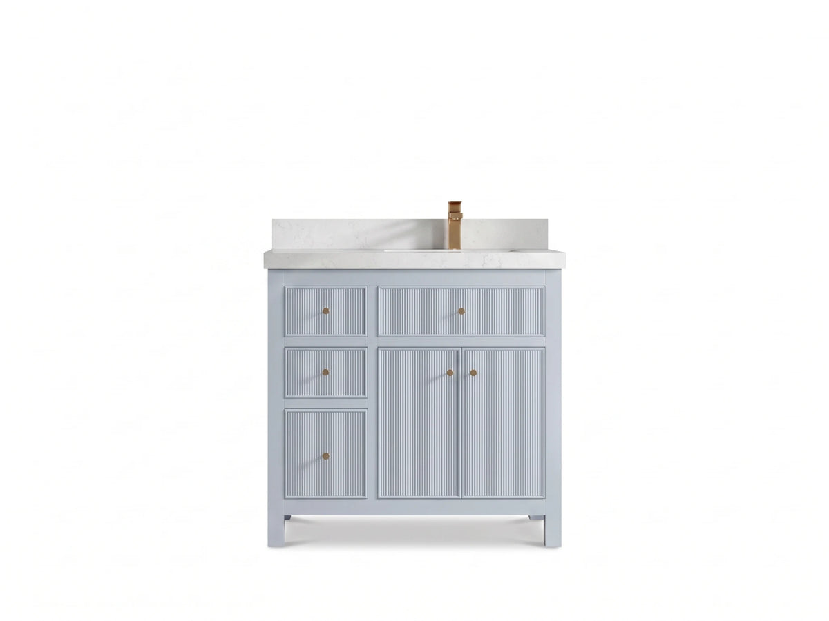 Sonoma 36 in. W x 22 in. D Right Offset Sink Bathroom Vanity
