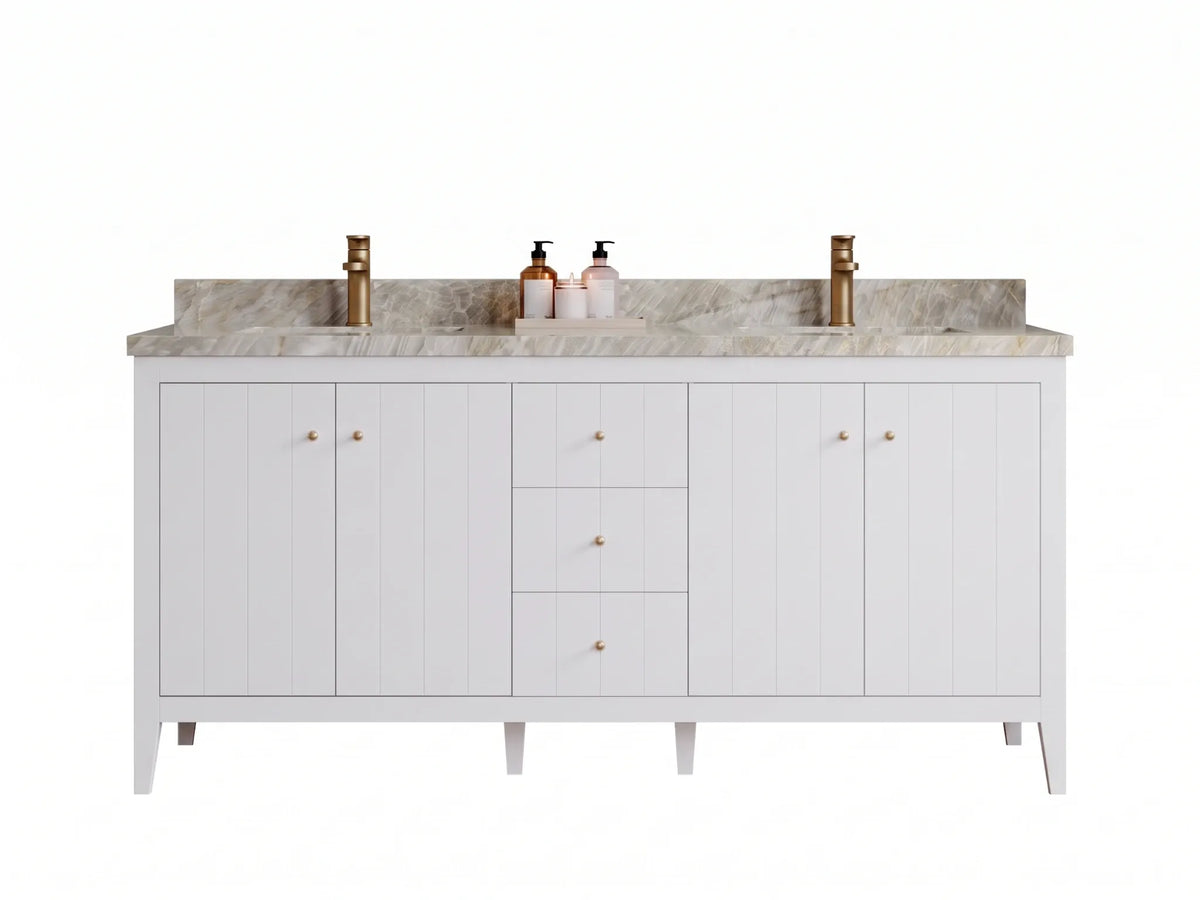Atlanta 72 in. W x 22 in. D Double Sink Bathroom Vanity