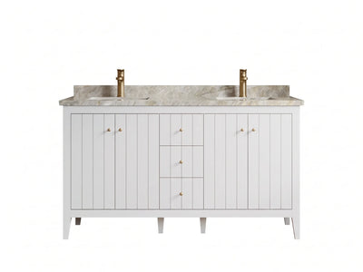 Atlanta 60 in. W x 22 in. D Double Sink Bathroom Vanity