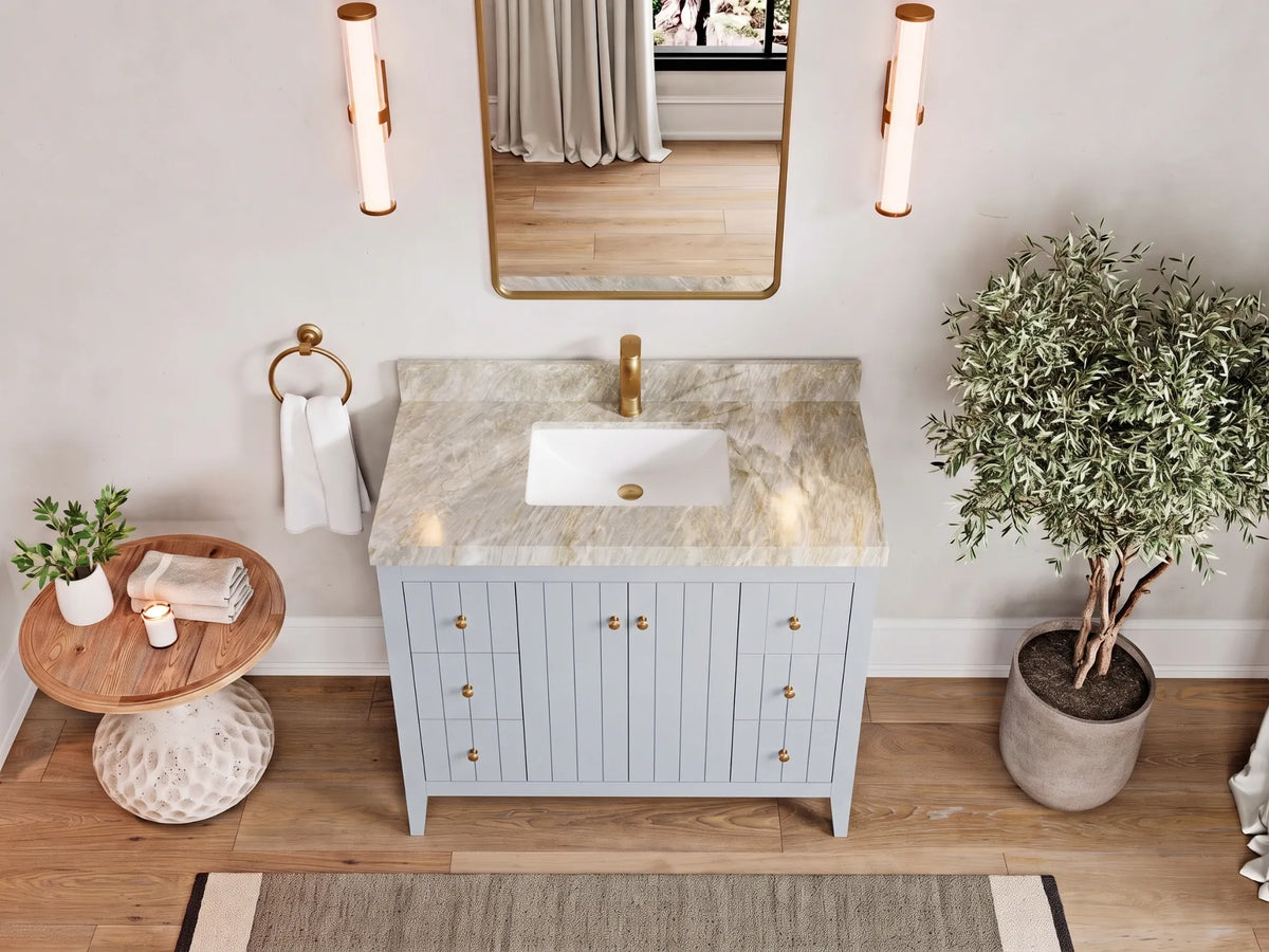 Atlanta 42 in. W x 22 in. D Single Sink Bathroom Vanity
