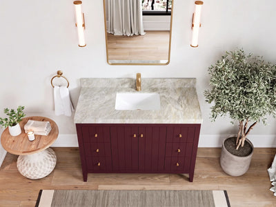 Atlanta 48 in. W x 22 in. D Single Sink Bathroom Vanity