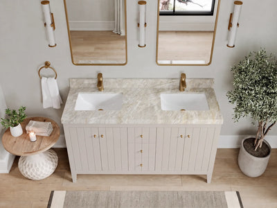 Atlanta 60 in. W x 22 in. D Double Sink Bathroom Vanity