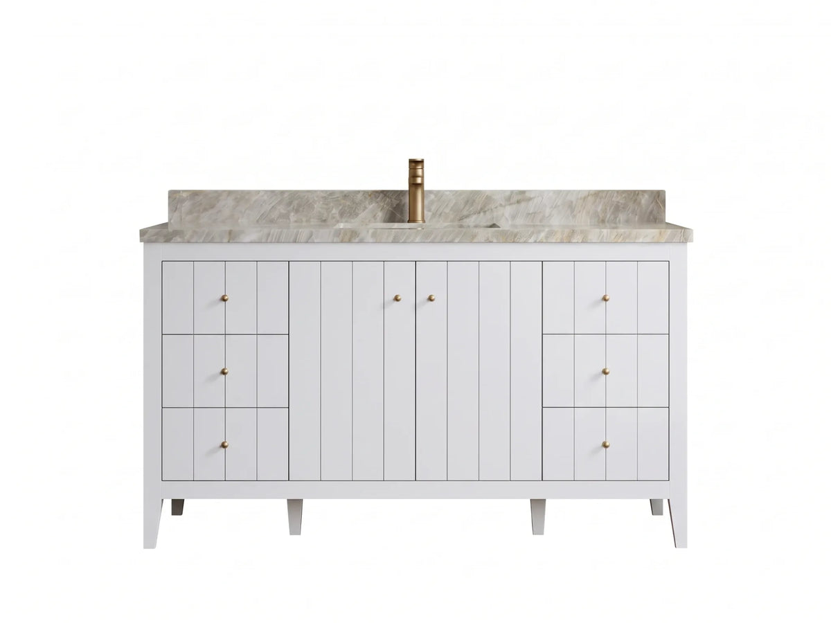 Atlanta 60 in. W x 22 in. D Single Sink Bathroom Vanity