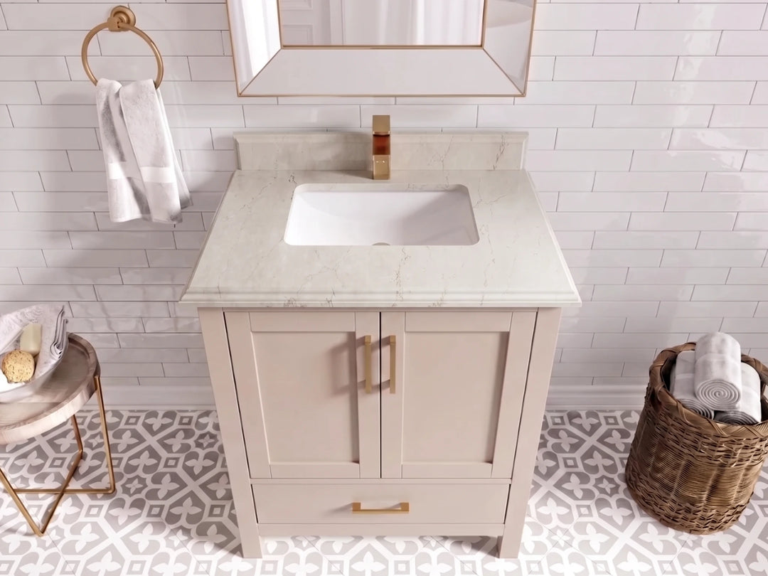 Malibu 30 in. W x 22 in. D Single Sink Bathroom Vanity | 
              
                Pink
                
                  
             - MLB_PNK_WHQZ_30 - photo №35