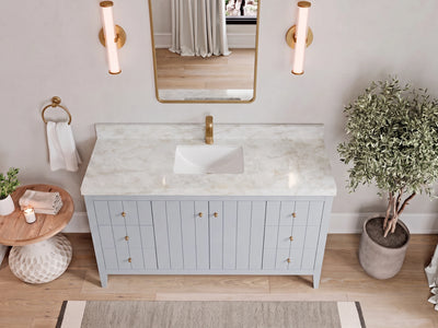Atlanta 60 in. W x 22 in. D Single Sink Bathroom Vanity
