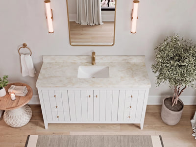 Atlanta 60 in. W x 22 in. D Single Sink Bathroom Vanity
