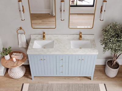 Atlanta 60 in. W x 22 in. D Double Sink Bathroom Vanity