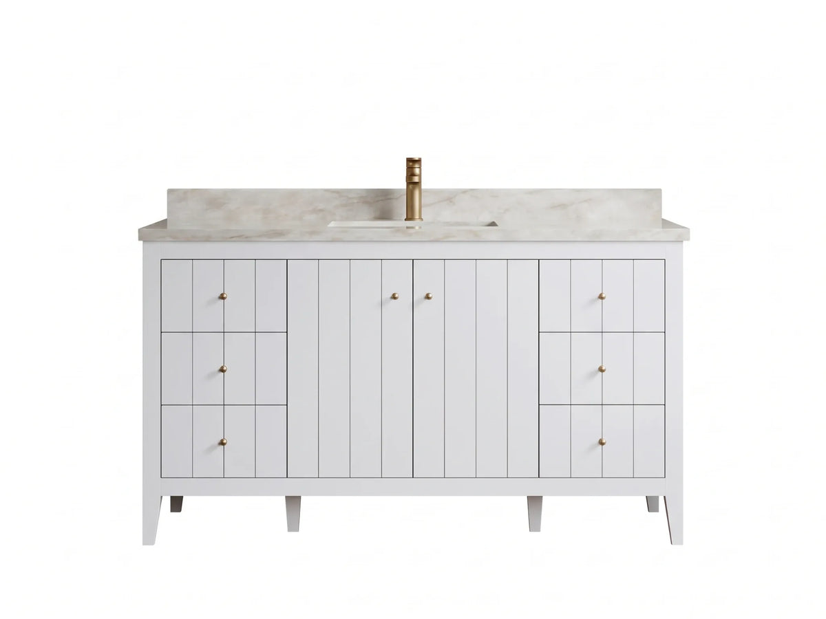 Atlanta 60 in. W x 22 in. D Single Sink Bathroom Vanity