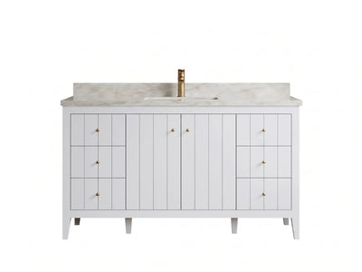 Atlanta 60 in. W x 22 in. D Single Sink Bathroom Vanity