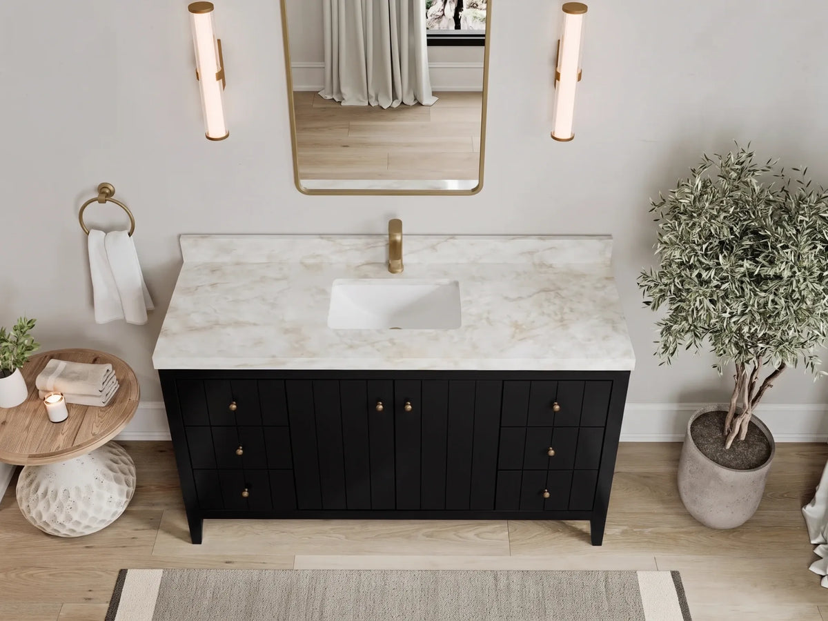 Atlanta 60 in. W x 22 in. D Single Sink Bathroom Vanity