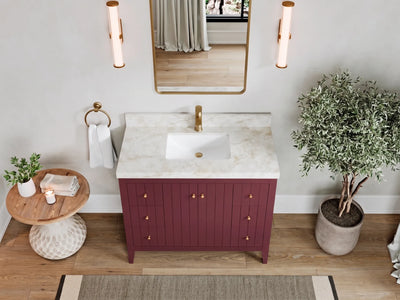 Atlanta 42 in. W x 22 in. D Single Sink Bathroom Vanity