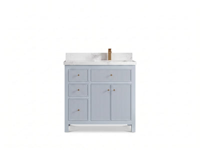Sonoma 36 in. W x 22 in. D Right Offset Sink Bathroom Vanity