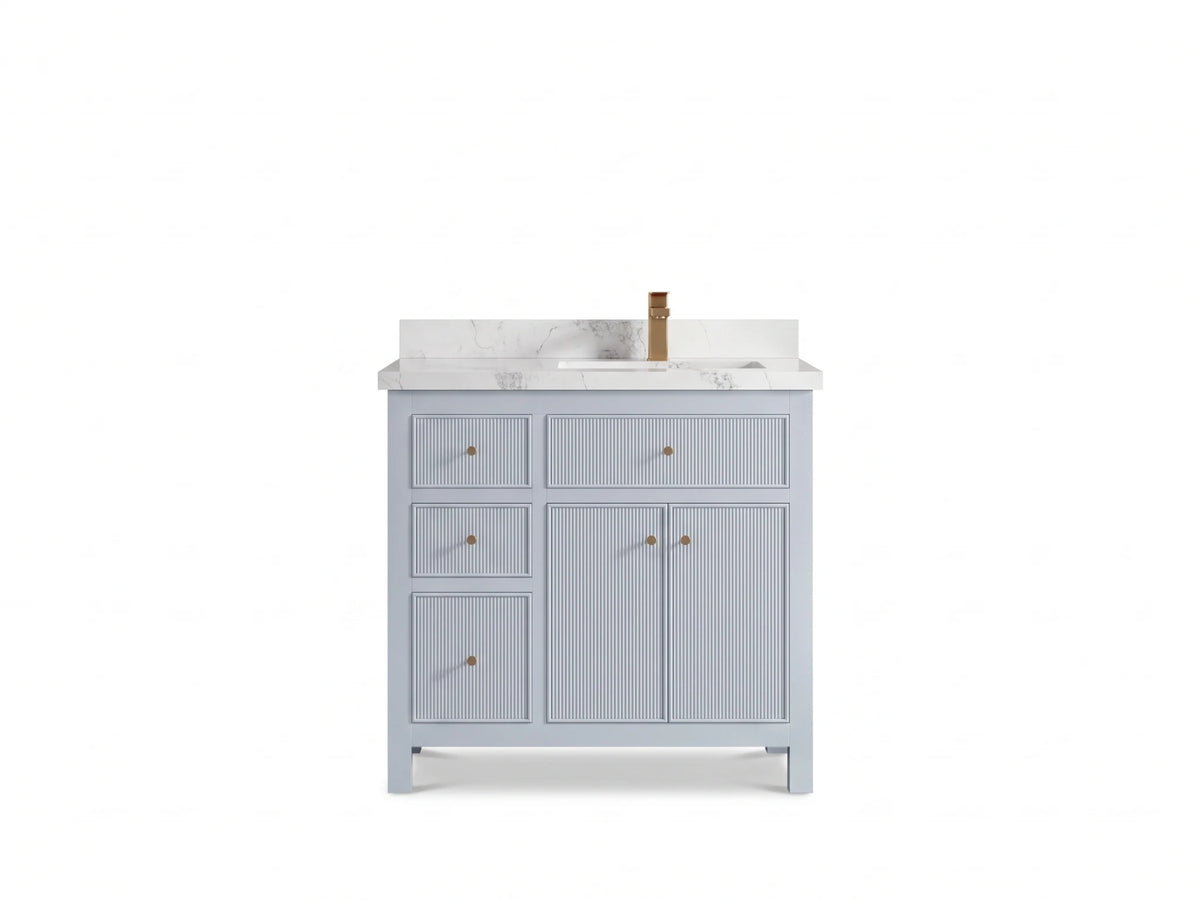 Sonoma 36 in. W x 22 in. D Right Offset Sink Bathroom Vanity